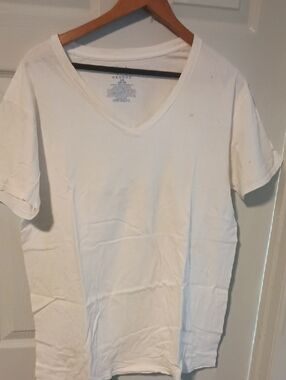 George White V-Neck Men’s T-Shirt